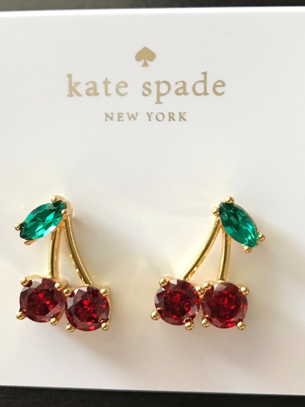 Kate Spade Cherry  Stud Earrings